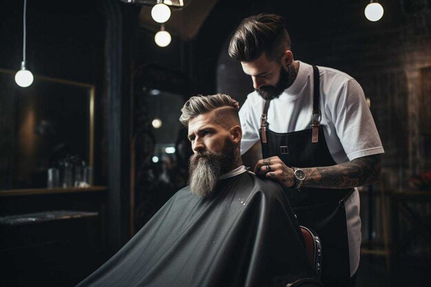 Barber logo templates