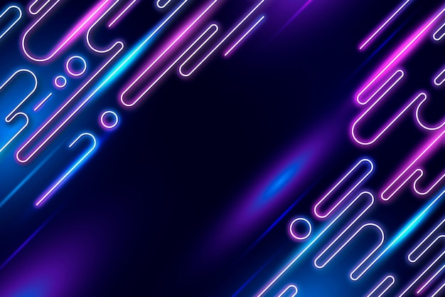Neon design background