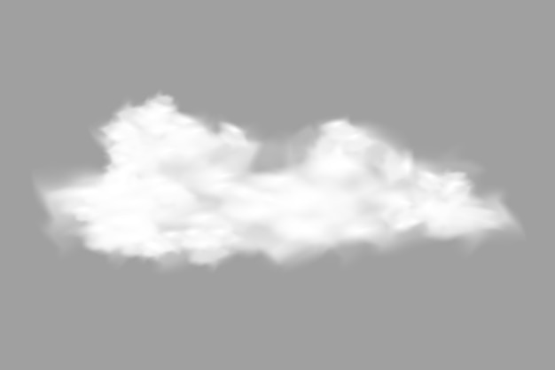 Free PSD realistic clouds isolated